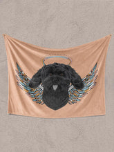 Load image into Gallery viewer, Vintage Angel - Custom Pet Blanket - NextGenPaws Pet Portraits