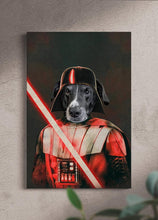 Load image into Gallery viewer, Darth Paws - Custom Pet Canvas - NextGenPaws Pet Portraits