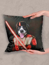 Load image into Gallery viewer, Darth Paws - Custom Pet Pillow - NextGenPaws Pet Portraits