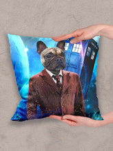 Load image into Gallery viewer, Doctor PWho - Custom Pet Pillow - NextGenPaws Pet Portraits