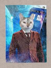 Load image into Gallery viewer, Doctor PWho - Custom Pet Blanket - NextGenPaws Pet Portraits
