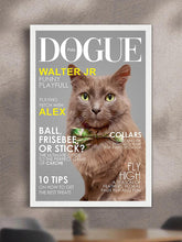 Load image into Gallery viewer, Dogue Magazine Cover - Custom Pet Poster - NextGenPaws Pet Portraits
