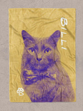 Load image into Gallery viewer, DuoTone Paws - Custom Pet Blanket - NextGenPaws Pet Portraits