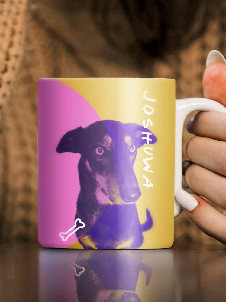 DuoTone Paws - Custom Pet Mug - NextGenPaws Pet Portraits