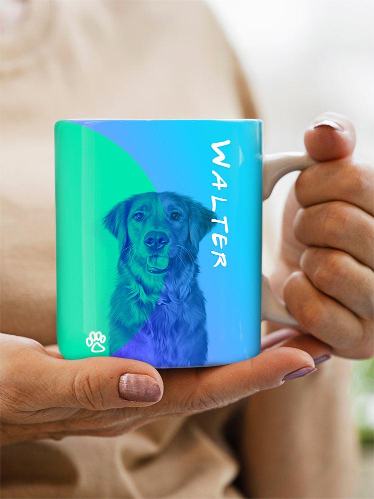 DuoTone Paws - Custom Pet Mug - NextGenPaws Pet Portraits