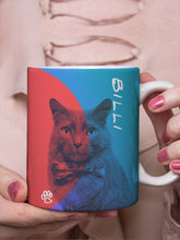 Load image into Gallery viewer, DuoTone Paws - Custom Pet Mug - NextGenPaws Pet Portraits
