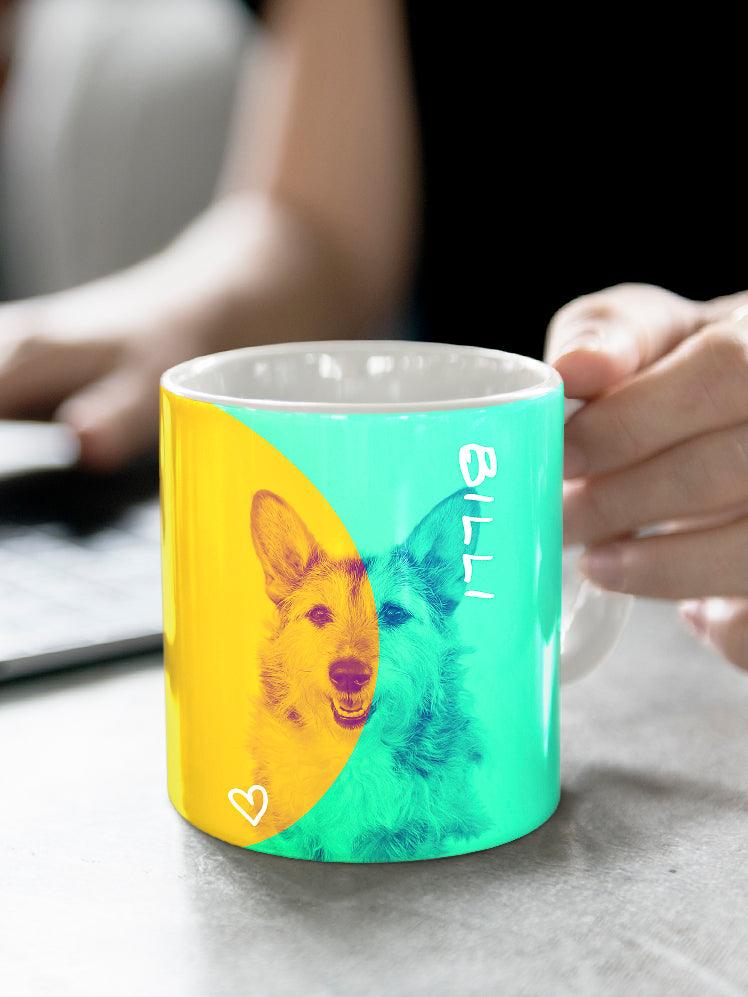 DuoTone Paws - Custom Pet Mug - NextGenPaws Pet Portraits