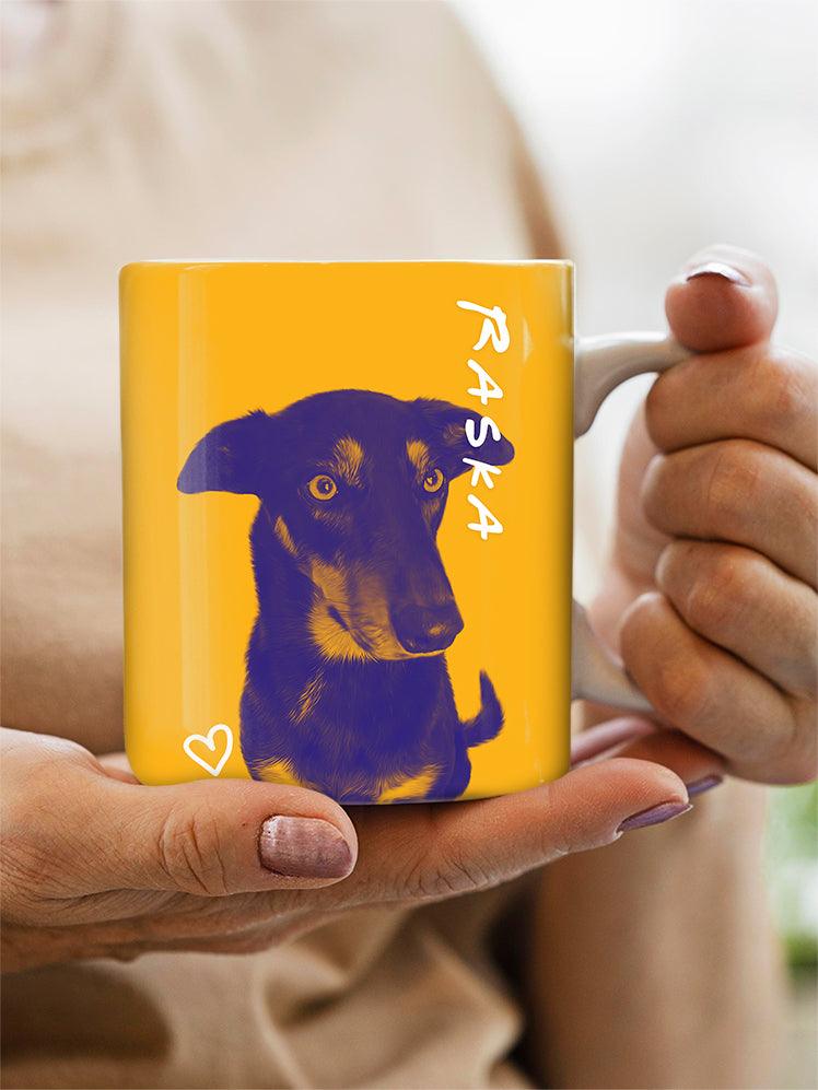 DuoTone Paws - Custom Pet Mug - NextGenPaws Pet Portraits