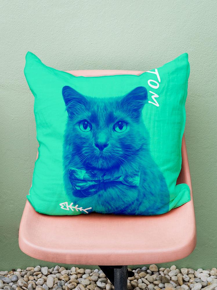 DuoTone Paws - Custom Pet Pillow - NextGenPaws Pet Portraits