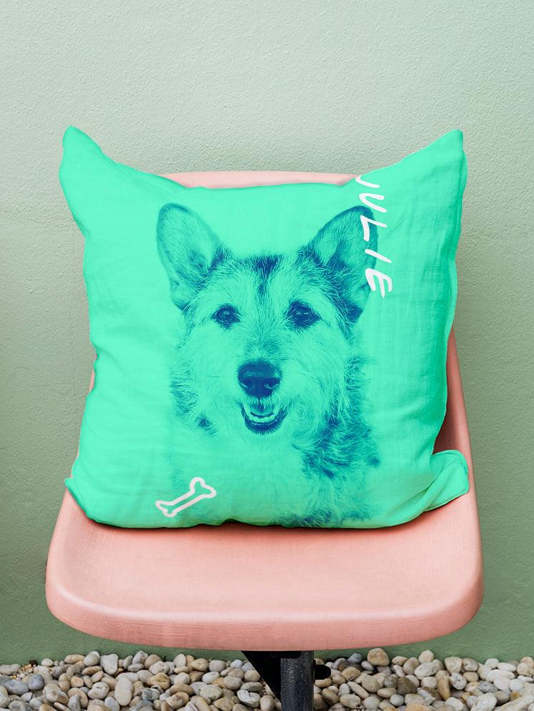 DuoTone Paws - Custom Pet Pillow - NextGenPaws Pet Portraits