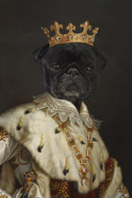 Load image into Gallery viewer, The Emperor - Custom Pet Blanket - NextGenPaws Pet Portraits