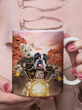 Load image into Gallery viewer, Harley Pawson - Custom Sibling Pet Mug - NextGenPaws Pet Portraits