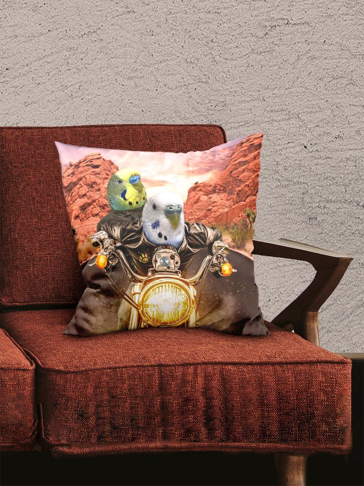 Harley Pawson - Custom Sibling Pet Pillow - NextGenPaws Pet Portraits