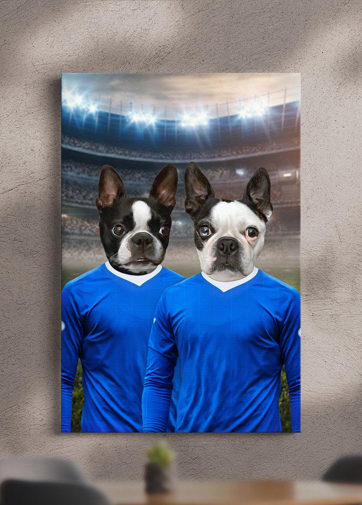 Jersey Sibling - Custom Pet Portrait - NextGenPaws Pet Portraits