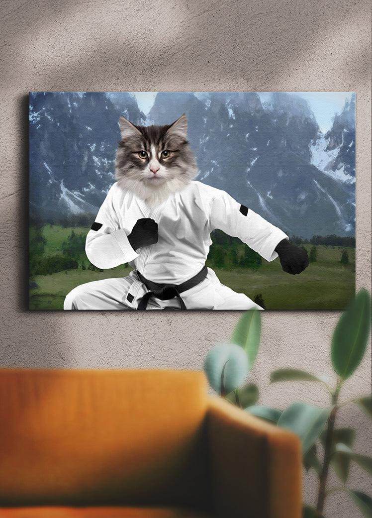 Karate Paw - Custom Pet Portrait - NextGenPaws Pet Portraits