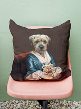 Load image into Gallery viewer, The Lady with Bow - Custom Pet Pillow - NextGenPaws Pet Portraits