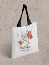 Load image into Gallery viewer, Line Art - Custom Pet Tote Bag - NextGenPaws Pet Portraits