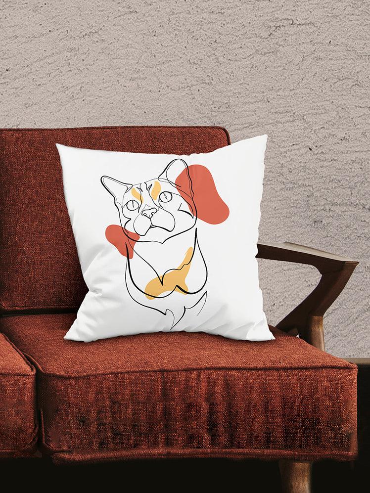 Line Art - Custom Pet Pillow - NextGenPaws Pet Portraits
