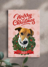 Load image into Gallery viewer, Merry Christmas   - Custom Pet Portrait - NextGenPaws Pet Portraits