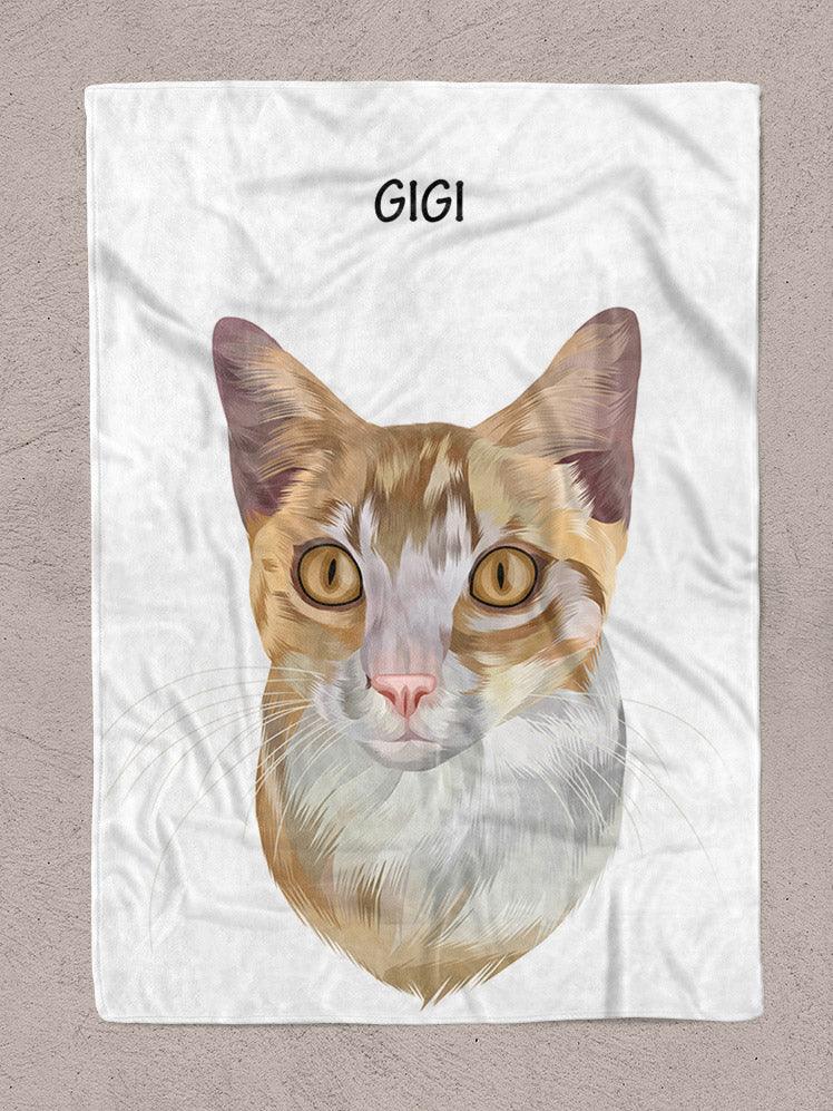 Minimalist Design - Custom Pet Blanket - NextGenPaws Pet Portraits