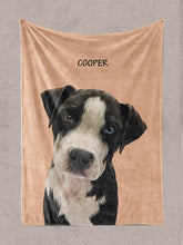 Load image into Gallery viewer, Minimalist Design - Custom Pet Blanket - NextGenPaws Pet Portraits