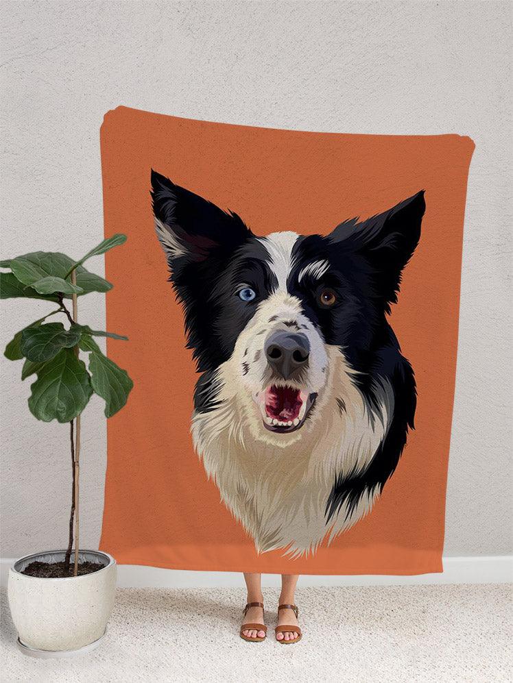 Minimalist Design - Custom Pet Blanket - NextGenPaws Pet Portraits