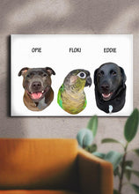Load image into Gallery viewer, Minimalist Sibling Design - Custom Pet Portrait - NextGenPaws Pet Portraits