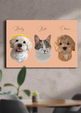 Load image into Gallery viewer, Minimalist Sibling Design - Custom Pet Portrait - NextGenPaws Pet Portraits
