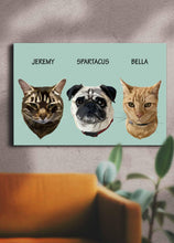 Load image into Gallery viewer, Minimalist Sibling Design - Custom Pet Portrait - NextGenPaws Pet Portraits
