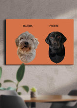 Load image into Gallery viewer, Minimalist Sibling Design - Custom Pet Portrait - NextGenPaws Pet Portraits