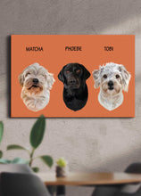 Load image into Gallery viewer, Minimalist Sibling Design - Custom Pet Portrait - NextGenPaws Pet Portraits
