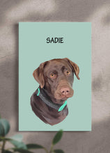Load image into Gallery viewer, Minimalist Design - Custom Pet Portrait - NextGenPaws Pet Portraits