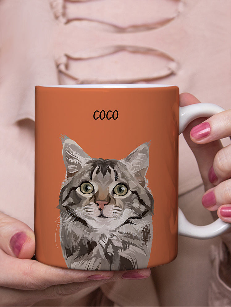 Minimalist Classic Design - Custom Pet Mug