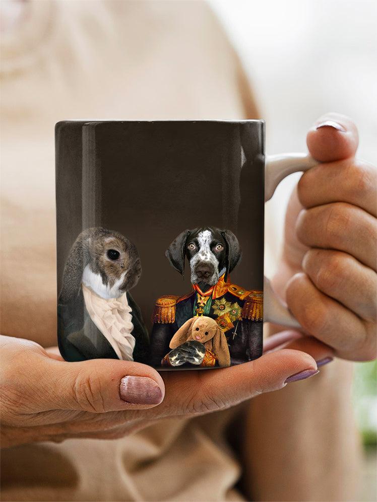 The Aristocrats - Custom Sibling Pet Mug - NextGenPaws Pet Portraits