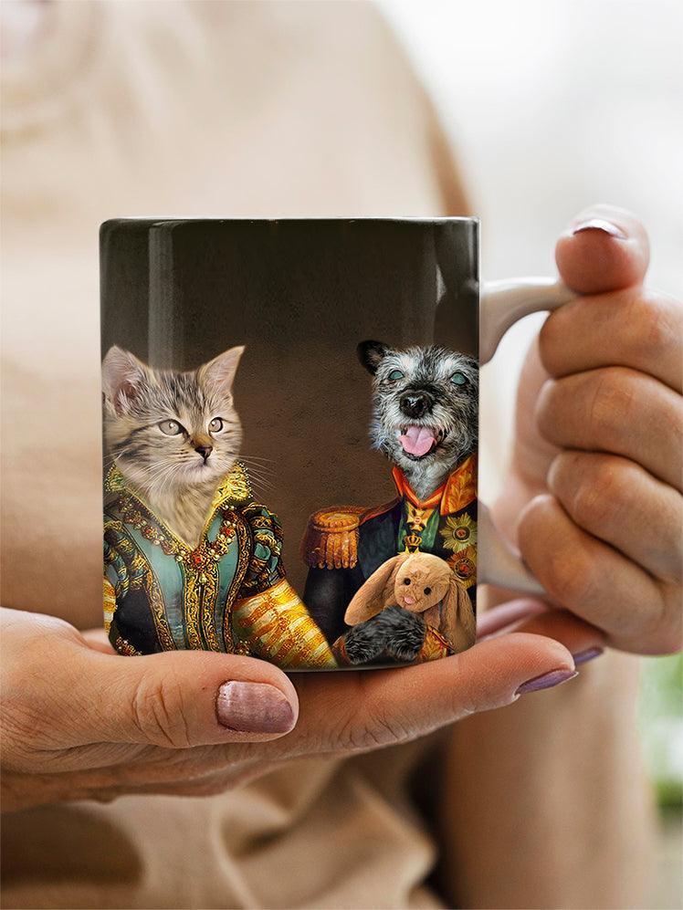 The Colourful Couple - Custom Sibling Pet Mug - NextGenPaws Pet Portraits