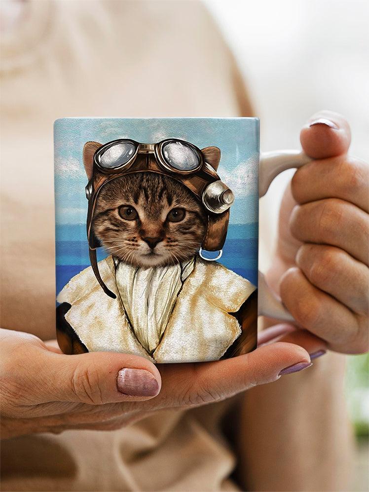 Modern Pilot - Custom Pet Mug - NextGenPaws Pet Portraits