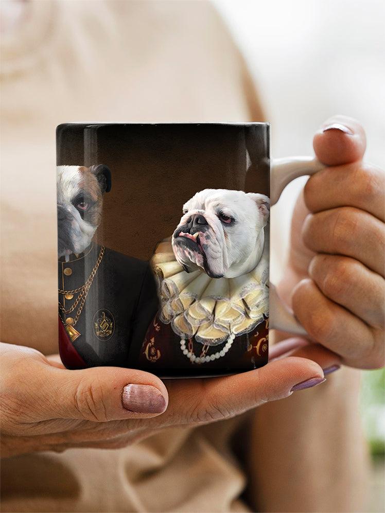 The Red Couple - Custom Sibling Pet Mug - NextGenPaws Pet Portraits