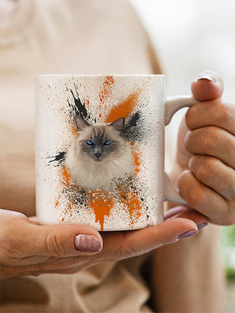 Splash Oil Painting - Custom Pet Mug - NextGenPaws Pet Portraits