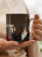 Load image into Gallery viewer, The Bourgeois Couple - Custom Sibling Pet Mug - NextGenPaws Pet Portraits