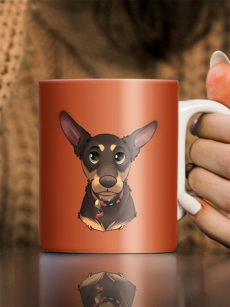 Cartoon Style - Custom Pet Mug - NextGenPaws Pet Portraits