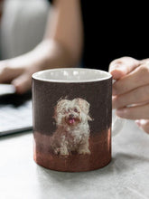 Load image into Gallery viewer, Craquelure Oil Painting - Custom Pet Mug - NextGenPaws Pet Portraits
