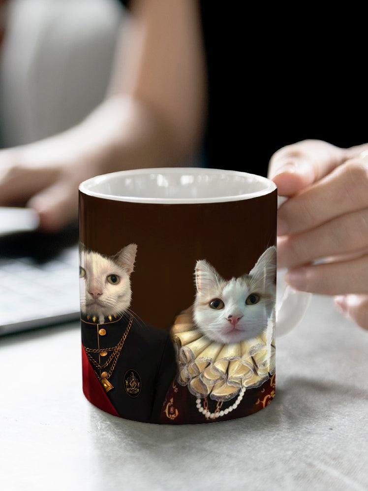 The Red Couple - Custom Sibling Pet Mug - NextGenPaws Pet Portraits