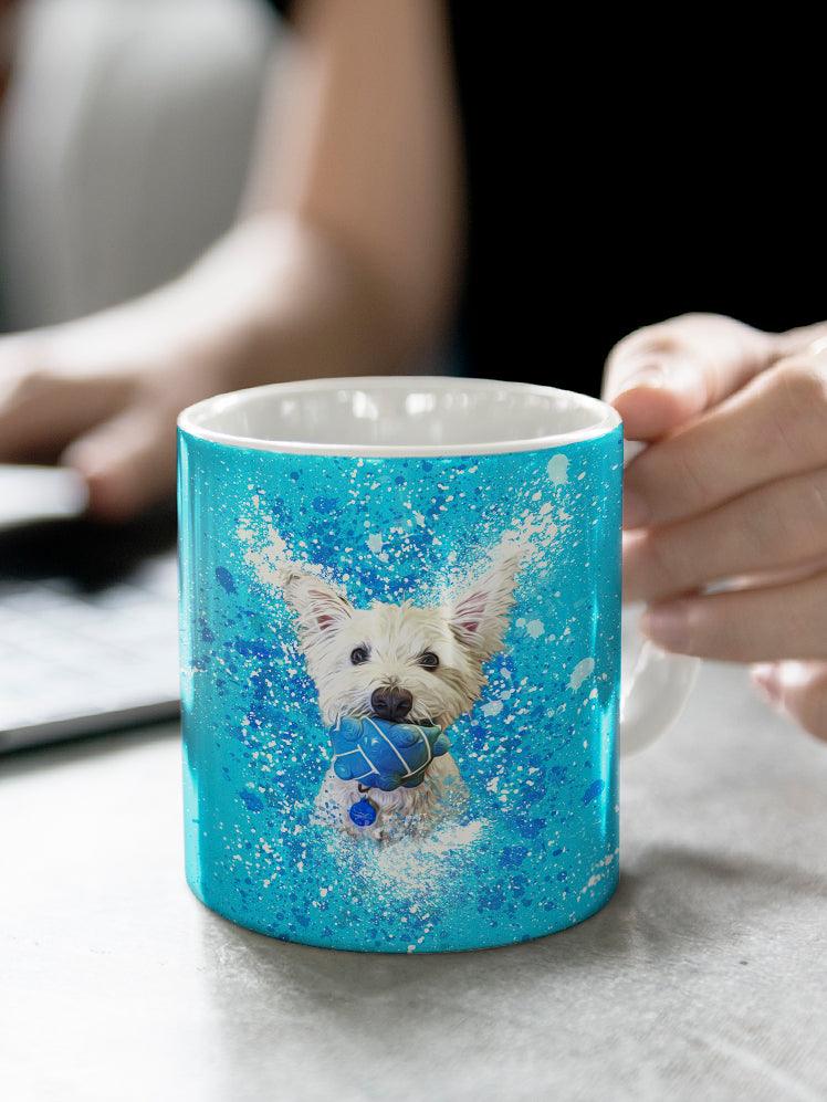 Splash Oil Painting - Custom Pet Mug - NextGenPaws Pet Portraits