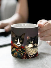 Load image into Gallery viewer, The Royal Couple - Custom Sibling Pet Mug - NextGenPaws Pet Portraits