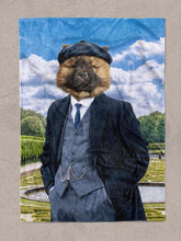 Load image into Gallery viewer, Pawky Blinder - Custom Pet Blanket - NextGenPaws Pet Portraits