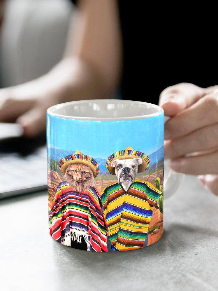 The Pawnchos - Custom Sibling Pet Mug - NextGenPaws Pet Portraits