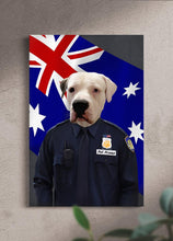 Load image into Gallery viewer, The Policeman - Custom Pet Portrait - NextGenPaws Pet Portraits