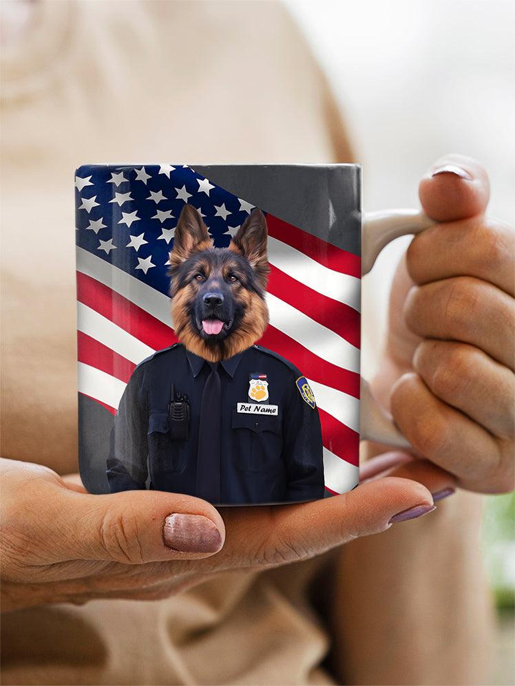 The Policeman - Custom Pet Mug - NextGenPaws Pet Portraits