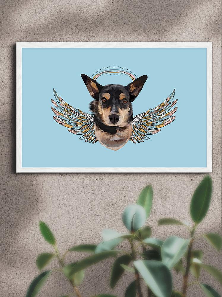 Vintage Angel - Custom Pet Poster - NextGenPaws Pet Portraits