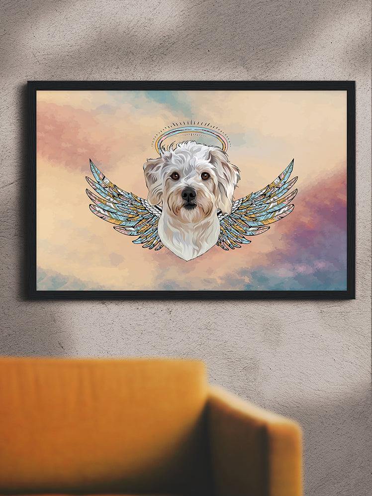 Vintage Angel - Custom Pet Poster - NextGenPaws Pet Portraits